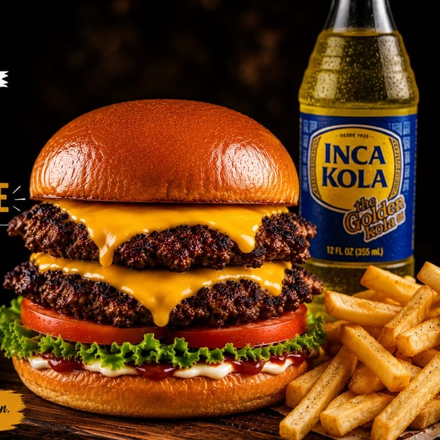 Double Smash W/ Cheese COMBO.