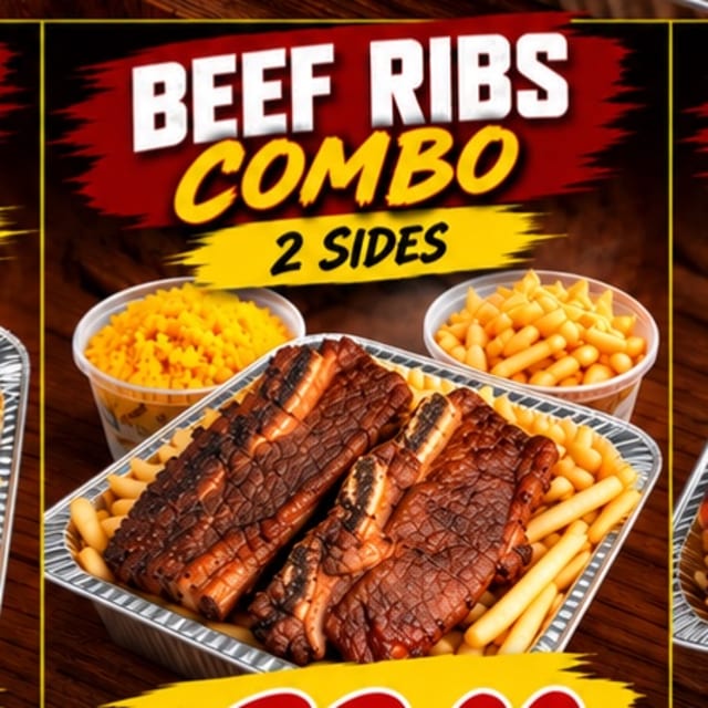 BEEF RIBS COMBO.