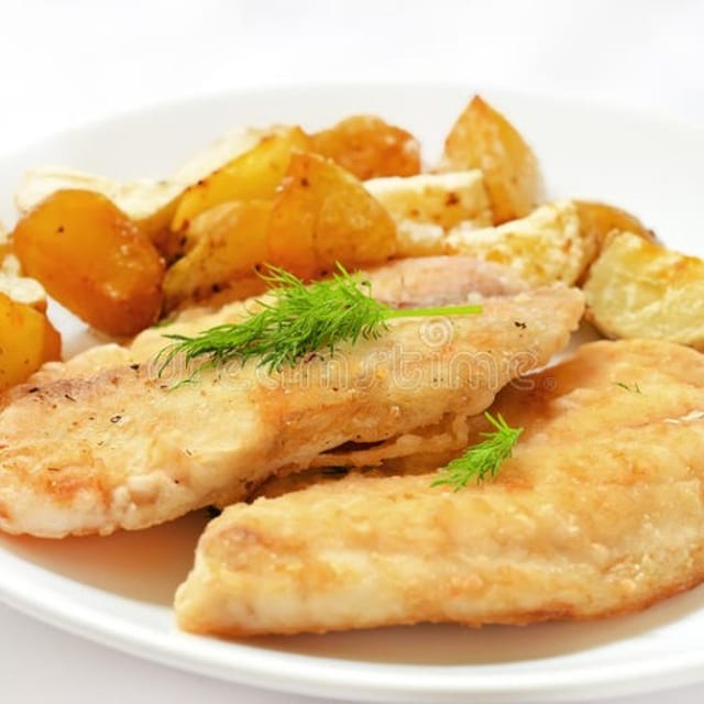 Fried Filet of Fish Lunch.