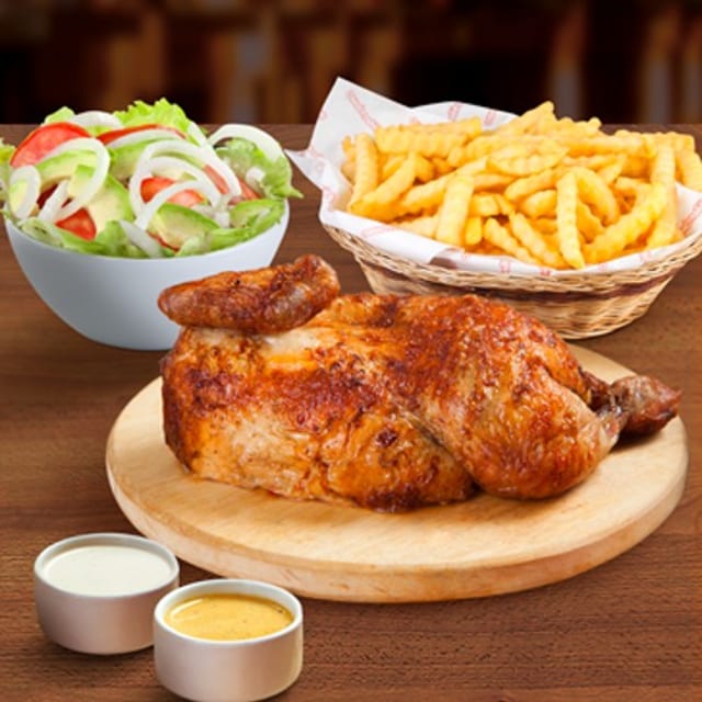 1/2 Chicken Combo.