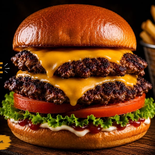 Double Smash W/ Cheese.