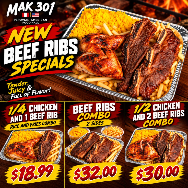 NEW BEEF RIBS SPECIALS