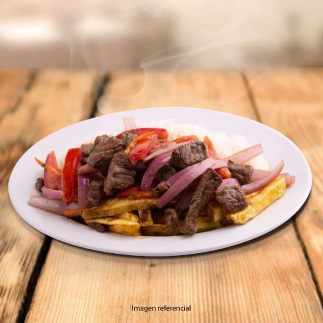 Lomo Saltado Beef.