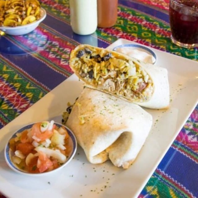 Fajita Veggie & avocado Burrito.