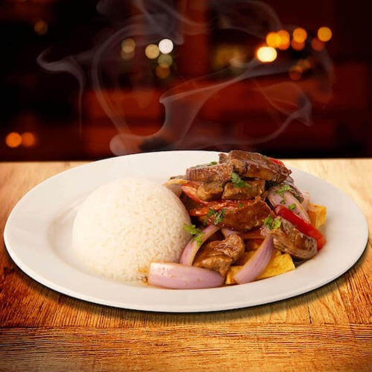 Delicious Lomo Saltado Awaits