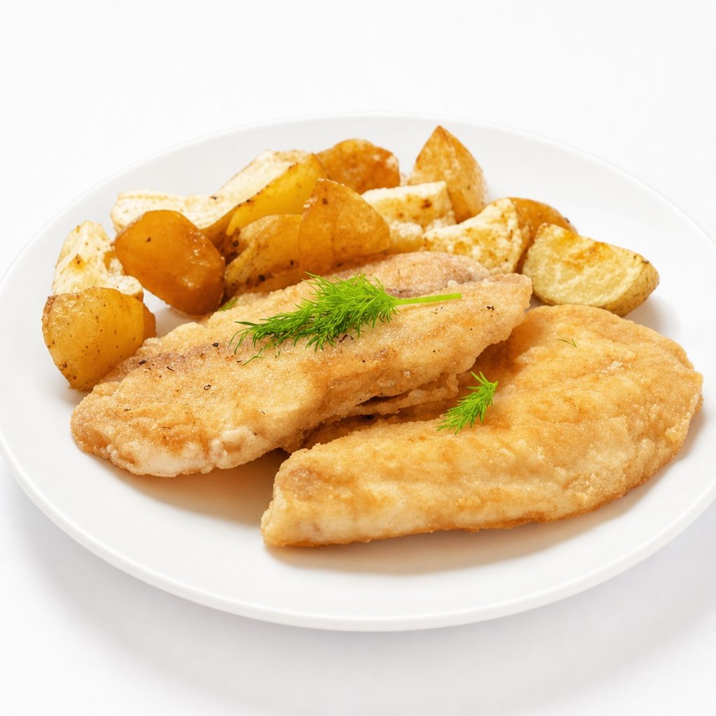 Fried Filet of Fish Lunch.