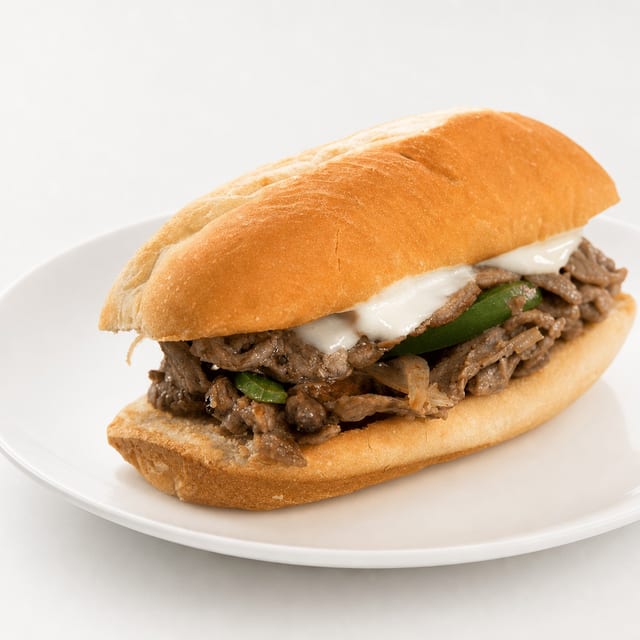 CHEESESTEAK Sandwich.