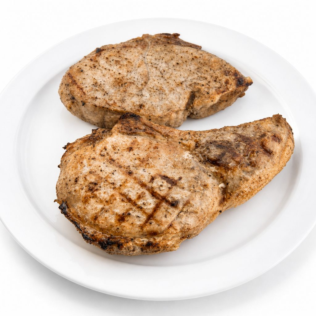 1/4 Rotisserie Chicken & Pork Chop (1).