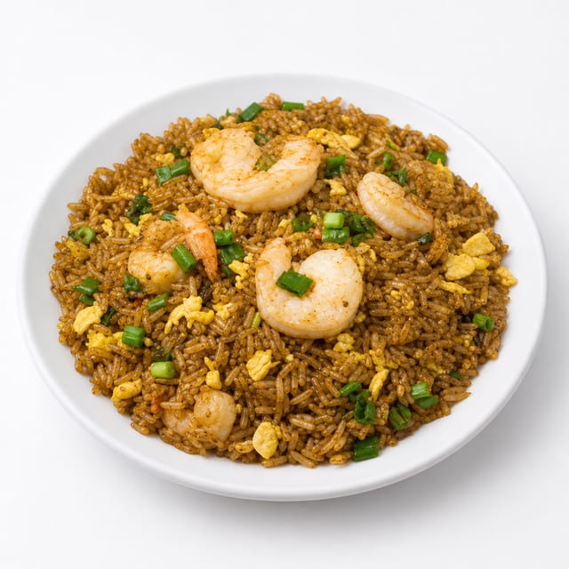 Arroz Chaufa Shrimp.
