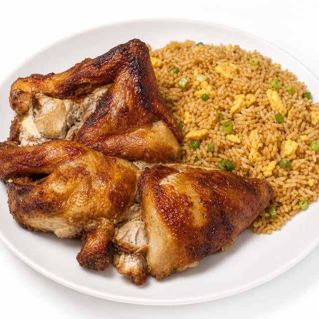 1/2 Chicken + Egg Chaufa Rice # 8.