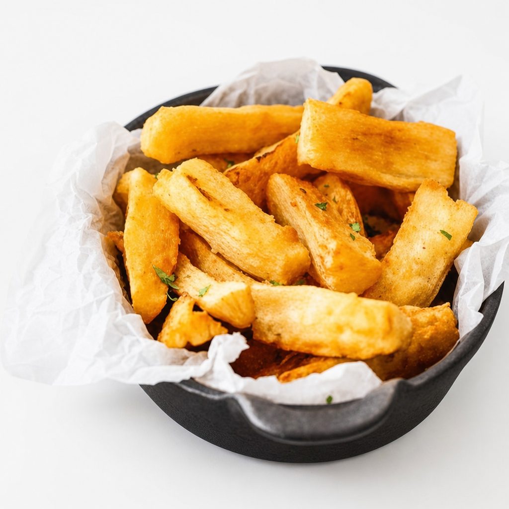 Fried yuca.