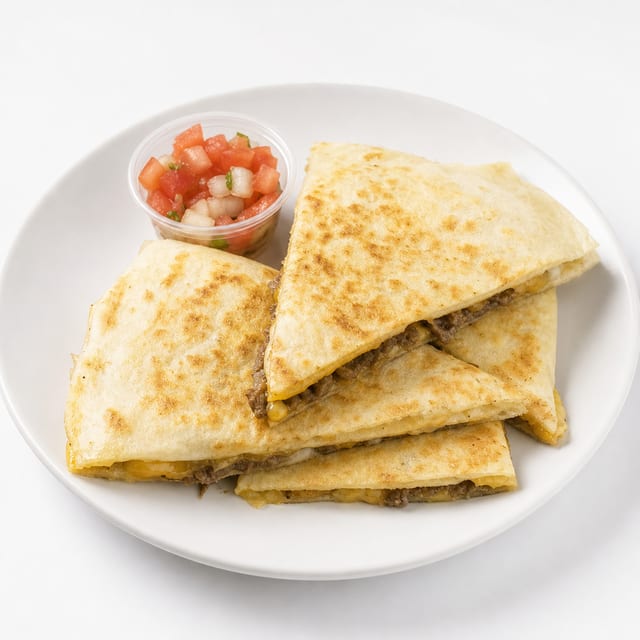NY Steak Quesadilla.
