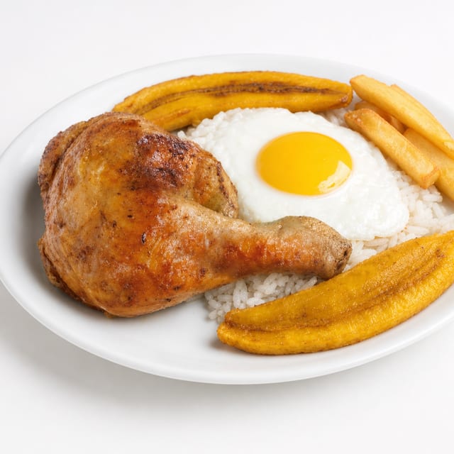 Pollo a Lo Pobre.