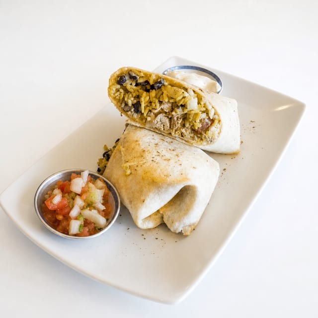 BREAKFAST BURRITO.