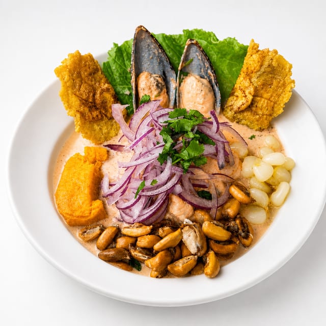 Ceviche Mixto.