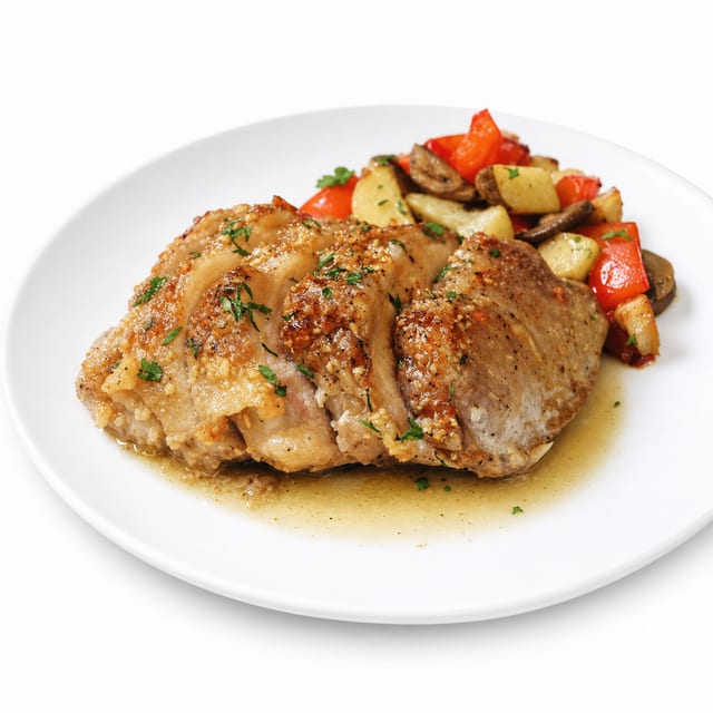 Chuleta De Cerdo (Pork) Lunch.