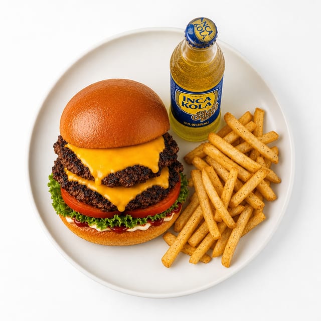 Double Smash W/ Cheese COMBO.