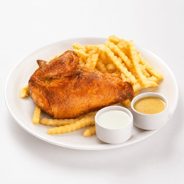 1/4 Chicken FRIES | SALAD.