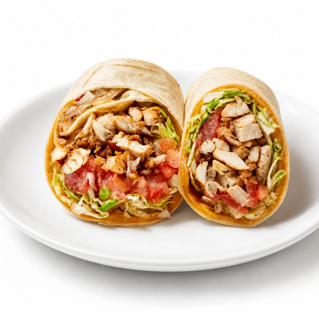 Rotisserie Chicken Ceasar Wrap.