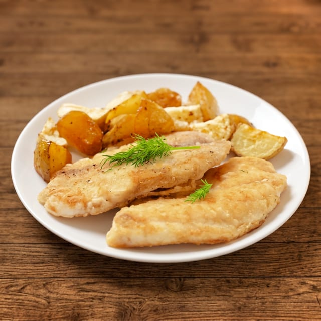 Fried Filet of Fish Lunch.