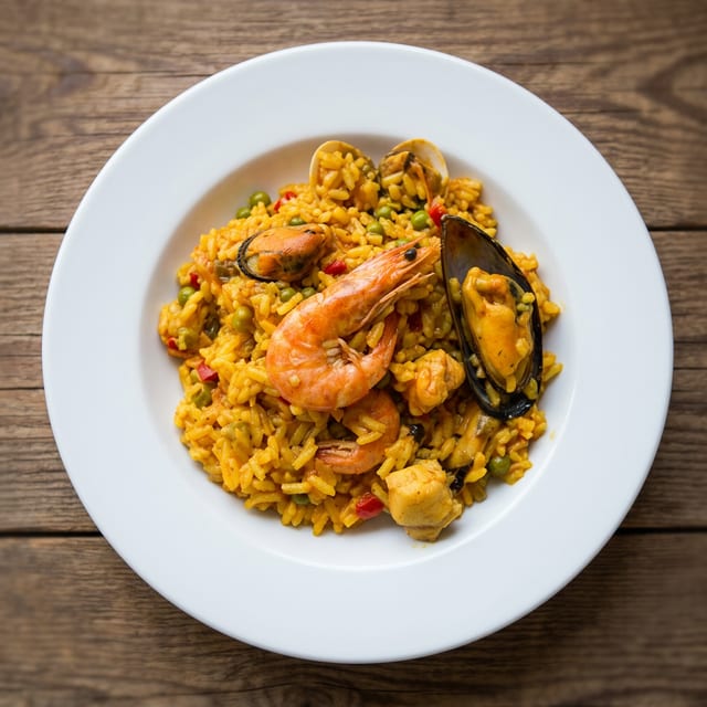 Arroz Con Mariscos.