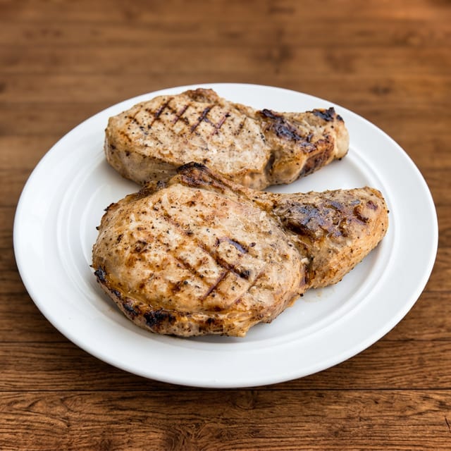 1/4 Rotisserie Chicken & Pork Chop (1).