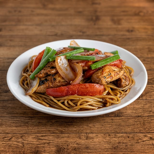 Tallarin Saltado Chicken.