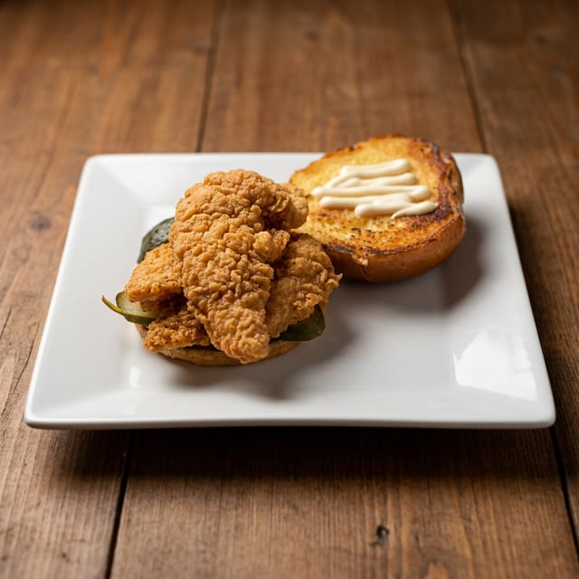 CRISPY CHICKEN Sandwich.
