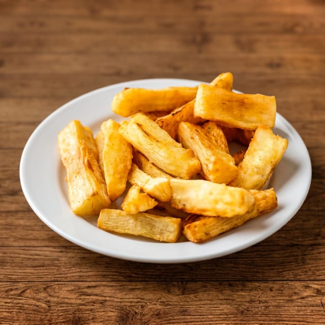 Fried yuca.