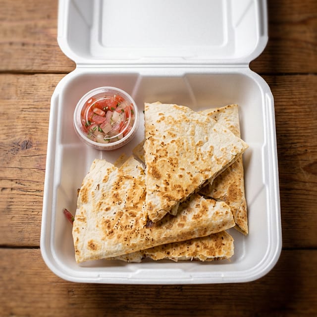 Cheese Quesadilla.
