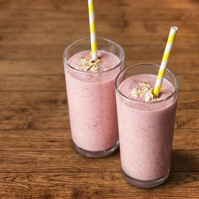Strawberry Banana Smoothie.