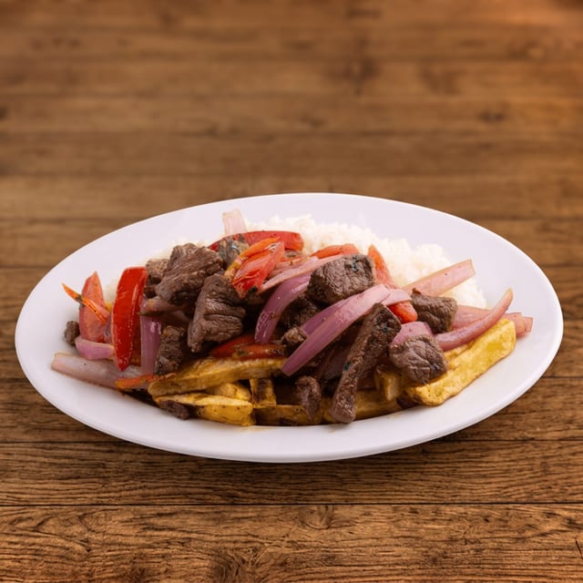 Lomo Saltado Beef.