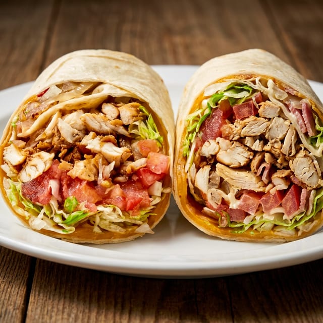 Rotisserie Chicken BLT Wrap.