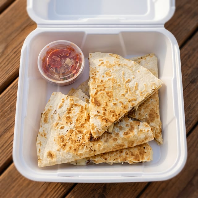 Rotisserie Chicken Quesadilla.