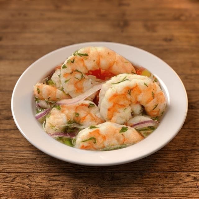 Ceviche de Camarones.